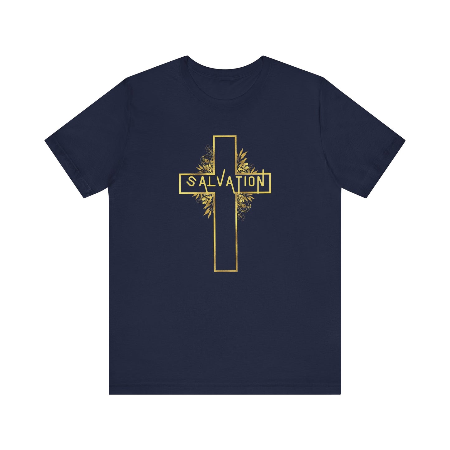 Salvation- Gold Cross T-Shirt