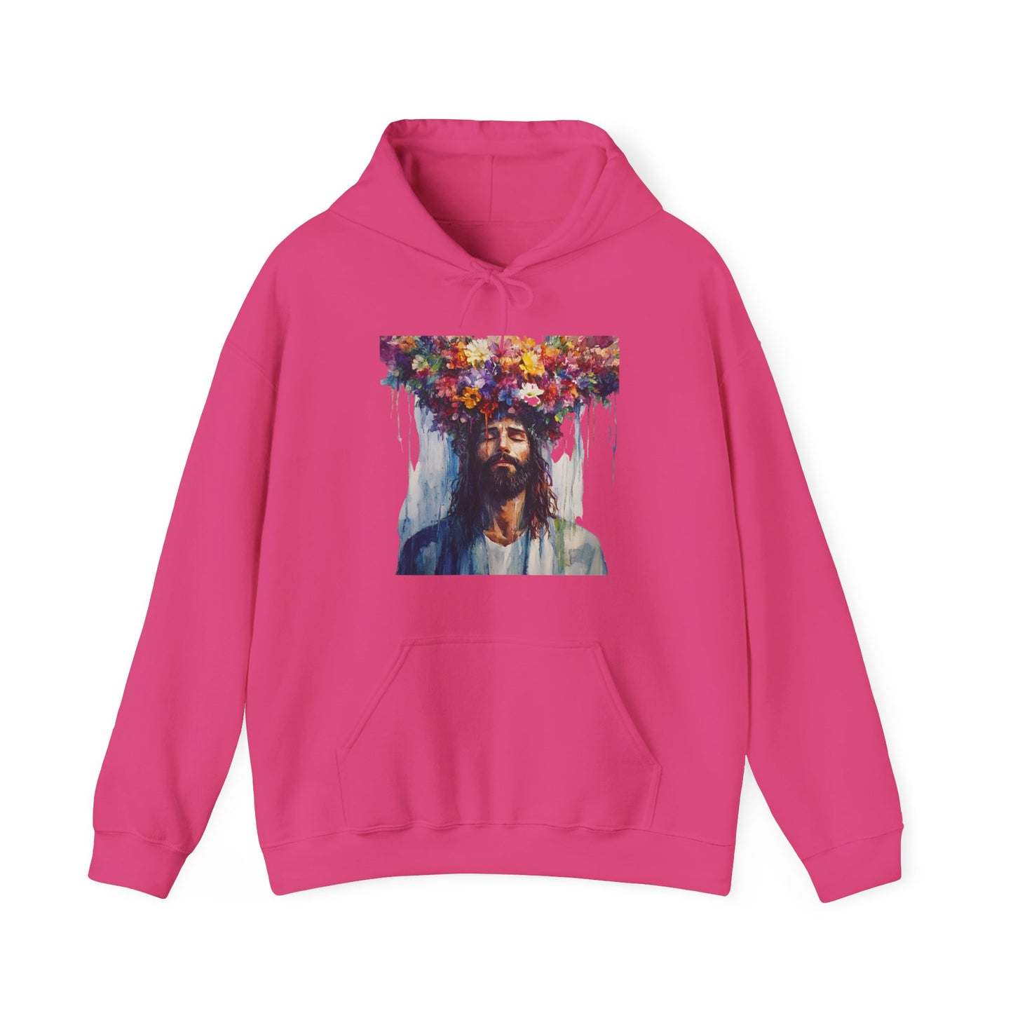 Flower Crown Jesus Hoodie