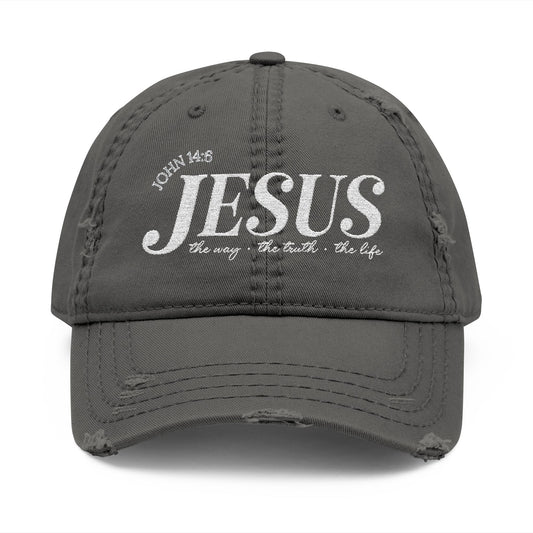 Jesus- John 14:6 Embroidered Cap