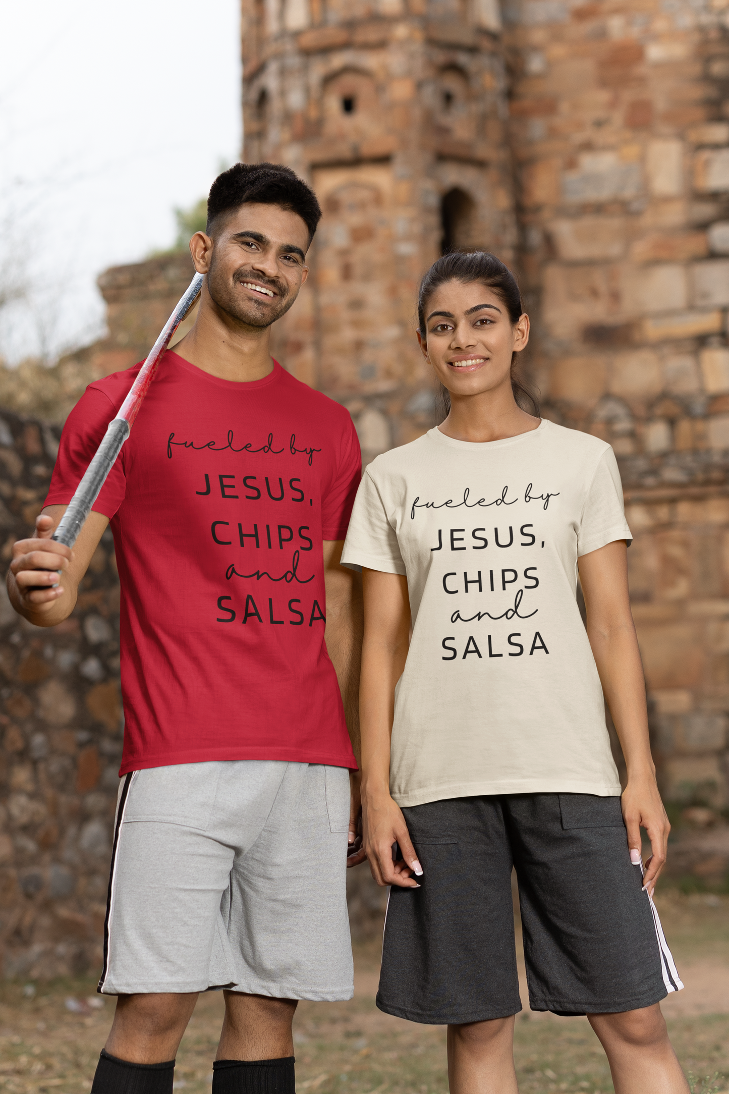 Fueled by Jesus, Chips and Salsa T-Shirt